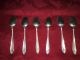 6 Spoons National Silver Co.  Sterling Overture Pattern Flatware Silverware Flatware & Silverware photo 4