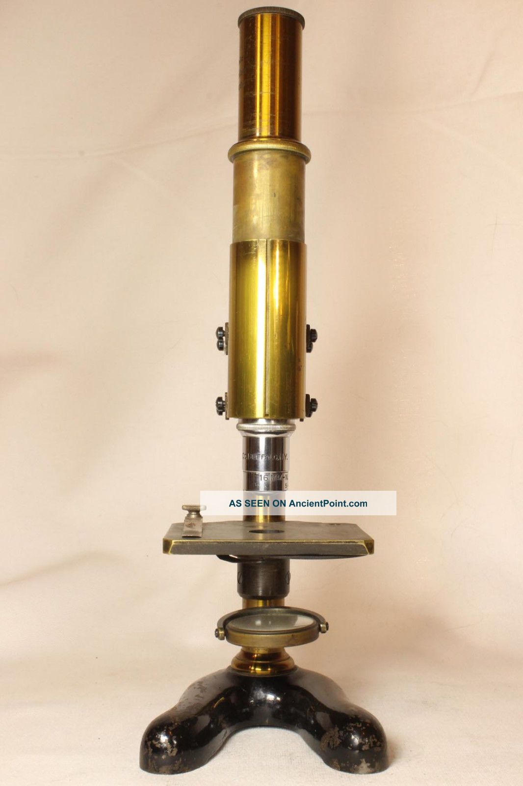 Antique Cased 1894 Brass Ernst Leitz Microscope Microscopes & Lab Equipment photo