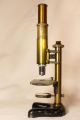 Antique Cased 1894 Brass Ernst Leitz Microscope Microscopes & Lab Equipment photo 1