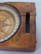 Signed Rare 17thc Antique Boxwood Surveyors Compass Inscribed Rules & Scale,  Nr Other Antique Science Equip photo 5