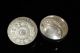 Chinese Tibetan Ceremonial Sterling Silver Repousse Round Box Circa 1920s Boxes photo 6