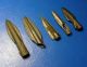 5 Ancient Bronze Arrowheads 44 - 35 Mm. Roman photo 1