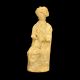 Aphrodite - Ancient Greek Hellenistic Terracotta Figure Of A Seated Lady Greek photo 1