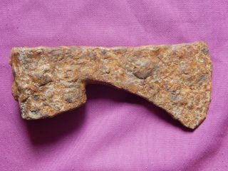Early Middle Ages,  Hungarian Iron Axe,  12c Ad photo