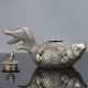 Old Chinese Tibet Silver Handwork Fish - Shaped Teapots W Daqing Mark C608 Teapots photo 3