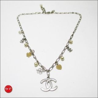 Chanel Coco Mark Charm Necklace Accessories [pre] photo
