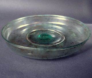 Museum Q Dish Taberna Iridescent Glass - Roman Proto - Byzantine - Barbarian Invasion photo
