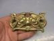 Old Cast Brass Drawer Handle Pull Traditional Art Nouveau Design Other Antique Hardware photo 6