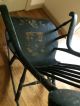 Antique Swedish Rocking Chair Vadstena Abbey 1800 ' S Unique Quality 1800-1899 photo 10