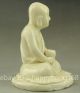 Chinese Buddhism Porcelain Eighteen Arhats Shaveling Monk Buddha Statue Buddha photo 2