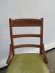 Antique Circa 1920 - 1930 Solid Wood Chair With Copper Seat Base Ladder Back Chair 1900-1950 photo 1