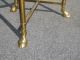 Vintage La Barge Italian Style Brass & Glass Oval Console Table Sofa Coffeetable Post-1950 photo 8