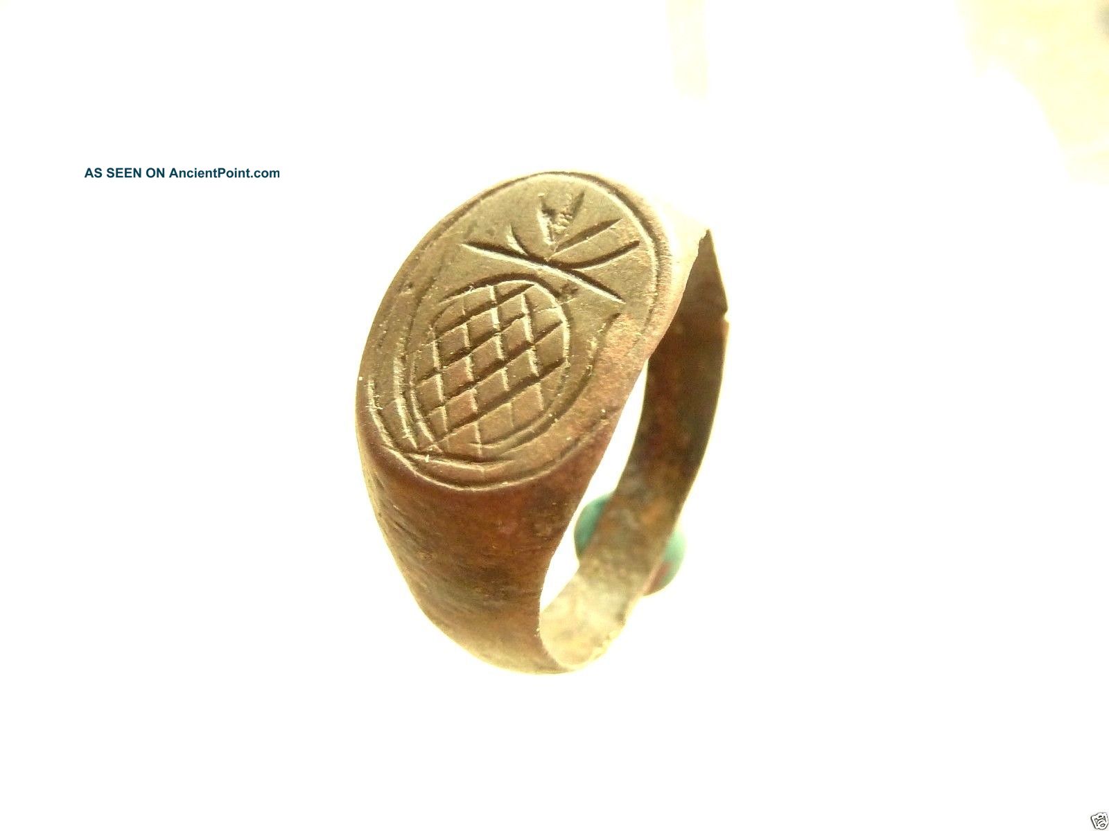 Post - Medieval Bronze Seal - Ring (r342). Other Antiquities photo