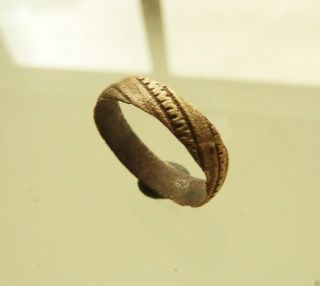 Ancient Medieval Bronze Ring.  (134) photo