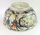 Chinese Antique Wucai Porcelain Bowl Large 375mm Wide Porcelain photo 5