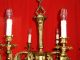 Sublieme Rococo 8 Light Bronze Chandelier Chandeliers, Fixtures, Sconces photo 1