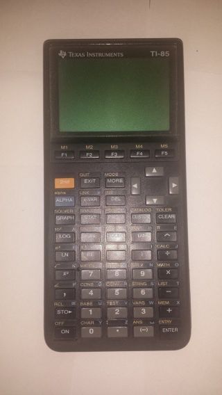 Ti - 85 Graphing Calculator (missing Cover) photo