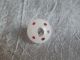 Antique 1800 ' S Glass Button Foil Bullseye Swirl Back Charmstring 626a Buttons photo 2