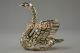 Collectible China Style Decorate Handwork Old Tibet Silver Carving Swan Statue Other Antique Chinese Statues photo 1