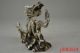 Old China Collectible Tibet Silver Carve Dragon Decorate Lucky Figure Statue Other Antique Chinese Statues photo 3