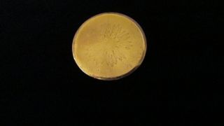 Example 18th Century Large Copper Colonial Button Sunburst Decoration photo