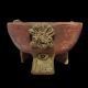 Teotihuacan Ceramic Tripod Vessel - Precolumbian Antique Pottery - Maya Olmec The Americas photo 2