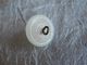 Antique Swirl Back Glass Button Cone Shape Lime Green Bullseye Charmstring 654a Buttons photo 3