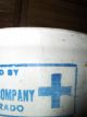Unusual Medical Crock Western Pottery Company Denver Colorado Marked W/2 Crosses Bottles & Jars photo 4