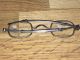 Unusual Antique B.  S.  & F.  Co.  Adjustable Folding Metal Eyeglasses In Metal Case Optical photo 3