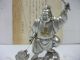 A God Of Ebisu (mythology) Of The Silver.  One Of Japanese Seven Lucky Gods. Other Antique Sterling Silver photo 5