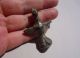 Ancient Roman Bronze Statue With Human Head And Spread Wings On Lion Paw Roman photo 2