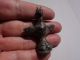 Ancient Roman Bronze Statue With Human Head And Spread Wings On Lion Paw Roman photo 3
