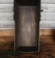 1800s Primitive Wooden Baby Cradle Old Style Blue Paint Patina Scrolled Curved Primitives photo 3