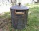 Vintage Copper Boiler Wash Tub Pot Planter Cooler W/lid Farm Barn Primitive Hearth Ware photo 5