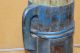 Rare Late 18th C American Wooden Staved Tavern Tankard In Great Old Blue Paint Primitives photo 4