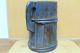Rare Late 18th C American Wooden Staved Tavern Tankard In Great Old Blue Paint Primitives photo 5