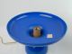 Vintage Blue & White Globe Plastic Pop Art Mushroom Table Lamp Light Mod Hippie Mid-Century Modernism photo 3