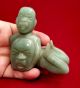 Olmec Carved Green Stone Figure - Antique Pre Columbian Style Statue - Maya Aztec The Americas photo 9