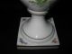 Vintage Lindner West Germany White Porcelain Urn Vase W/ Gold Rams Heads, Urns photo 2