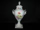 Vintage Lindner West Germany White Porcelain Urn Vase W/ Gold Rams Heads, Urns photo 7
