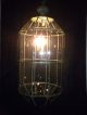 Antique Huge 40 Panel Bevel Glass,  10 Side Hanging Brass Gas Chandelier,  Electric Lamps photo 1