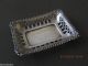 Late Victorian Henry Matthews Sterling Silver Open Fret Work Pin Tray Gorgeous Sterling Silver (.925) photo 1