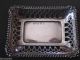 Late Victorian Henry Matthews Sterling Silver Open Fret Work Pin Tray Gorgeous Sterling Silver (.925) photo 4