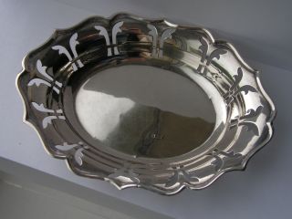 Decorative Vintage Solid Silver Bon Bon Dishes Birmingham 1959 photo