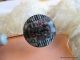 1340 – Stunning 1800’s Black Glass Imitation Fabric Purple Tinted Button Buttons photo 6