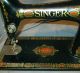Serviced Antique 1921 Singer 66 - 1 Red Eye Treadle Sewing Machine See Video Sewing Machines photo 3
