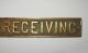 Antique 1910s Brass Merchants Personal Plate Sign Bronze Desk Door Cash Register Cash Register, Adding Machines photo 2