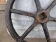 Vintage Large Cast Iron Industrial Valve Handle Wheel Gear Steampunk Art Other Mercantile Antiques photo 9