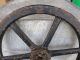 Vintage Large Cast Iron Industrial Valve Handle Wheel Gear Steampunk Art Other Mercantile Antiques photo 3