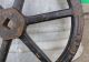 Vintage Large Cast Iron Industrial Valve Handle Wheel Gear Steampunk Art Other Mercantile Antiques photo 6